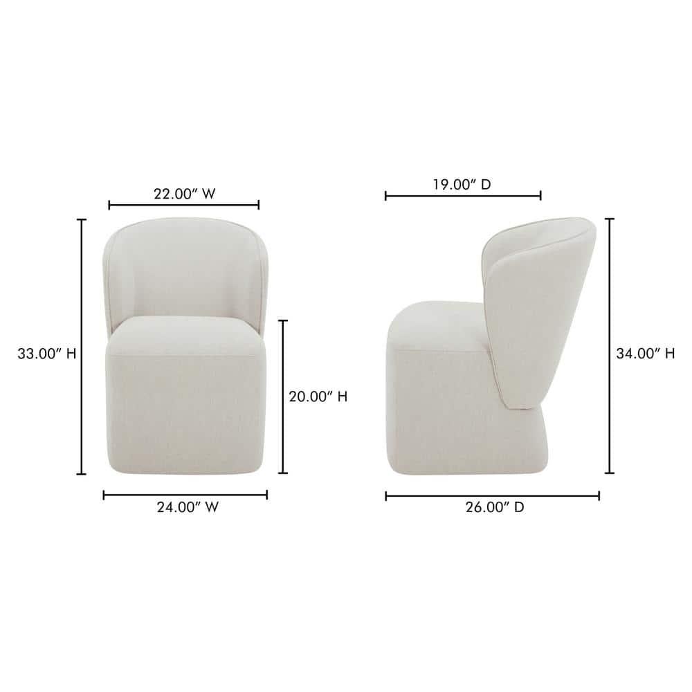 Lorna Dining Chair - Cream Basketweave