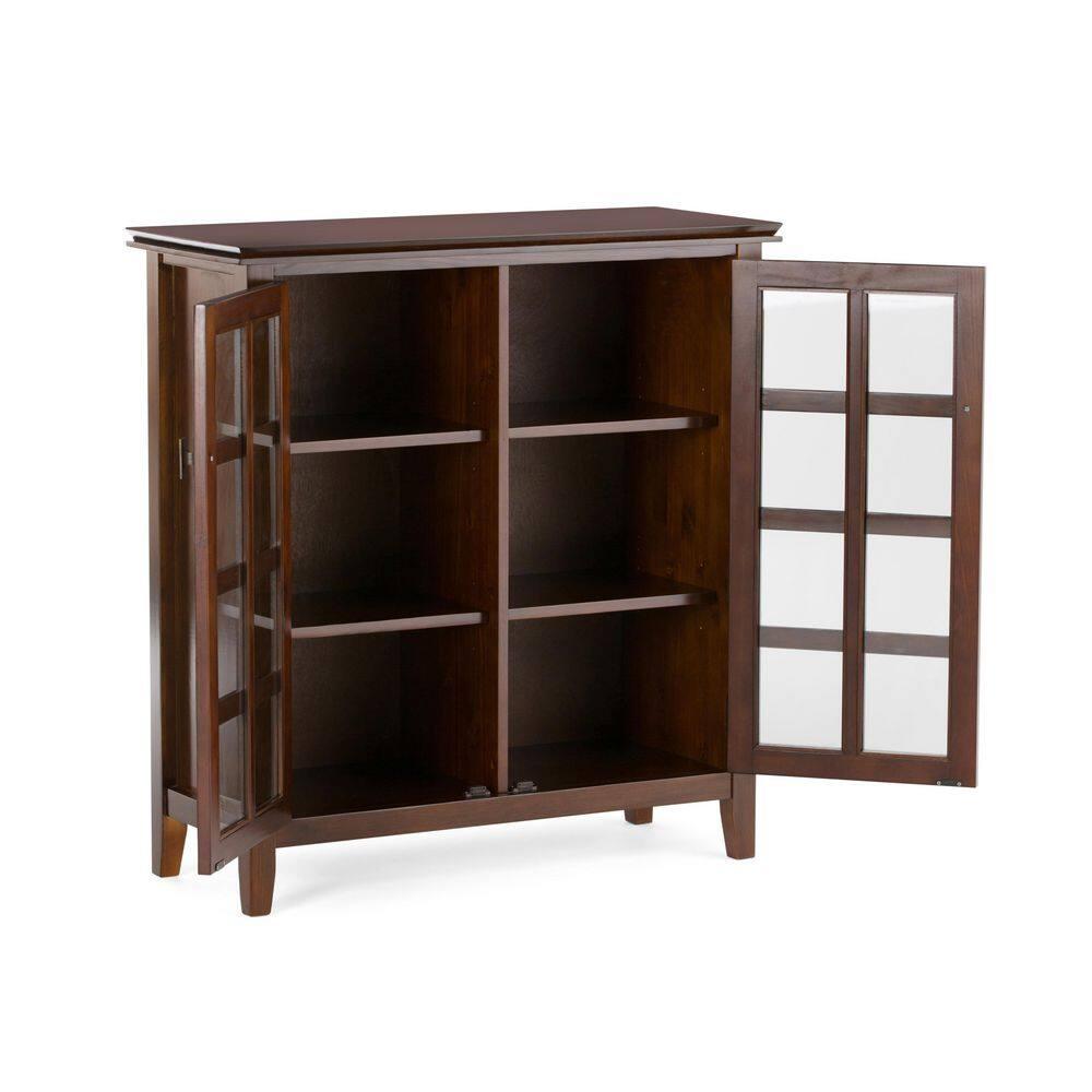 Simpli Home Artisan SOLID WOOD Medium Storage Cabinet