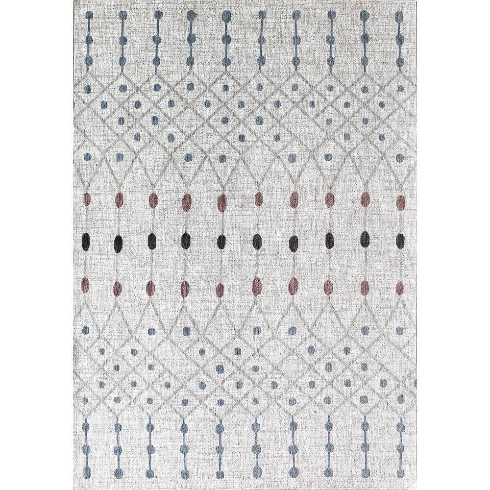Mason Brooks Cressida CA75A La Paloma Gray Area Rug for Dining Room Rug Neutral Rug Living Room Rug Kitchen, 2'6" x 8'