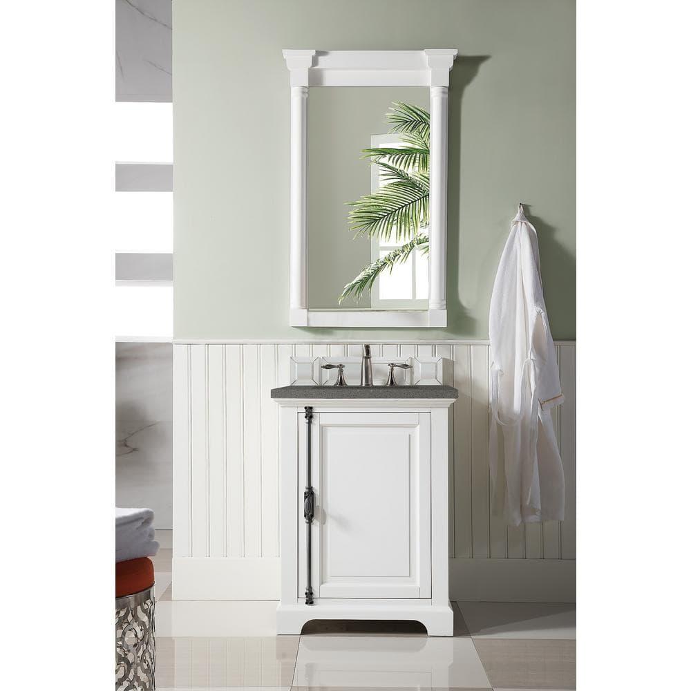 James Martin Vanities Savannah/Providence 27" Mirror, Bright White