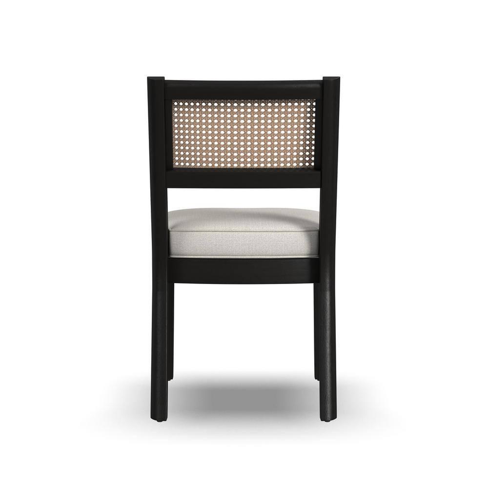 Homestyles Brentwood 5-Piece Mid-Century Wood Round Dining Set in Black