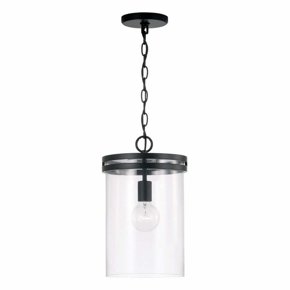 Capital Lighting 348711 Fuller 10" Wide Mini Pendant - Black