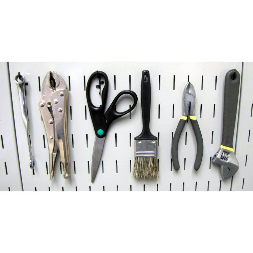 Wall Control 26 -Piece Steel Pegboard hook in Black ( 2.0-Inches W x 2.0-Inches H )