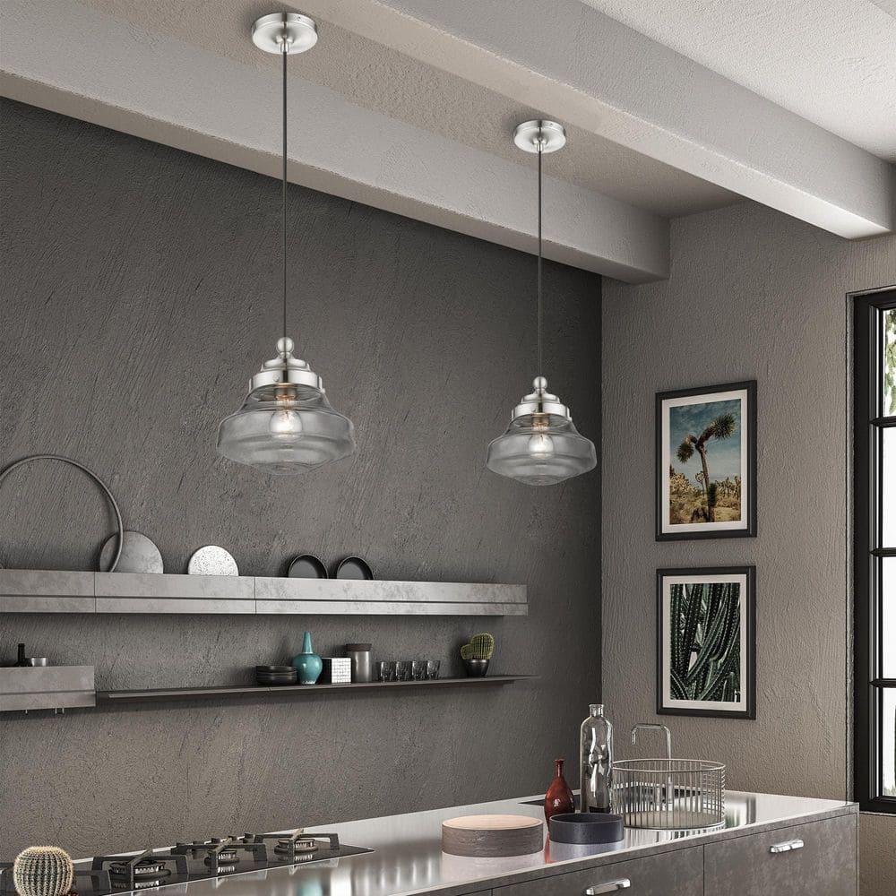 Livex Lighting Avondale 1 - Light Pendant in  Brushed Nickel