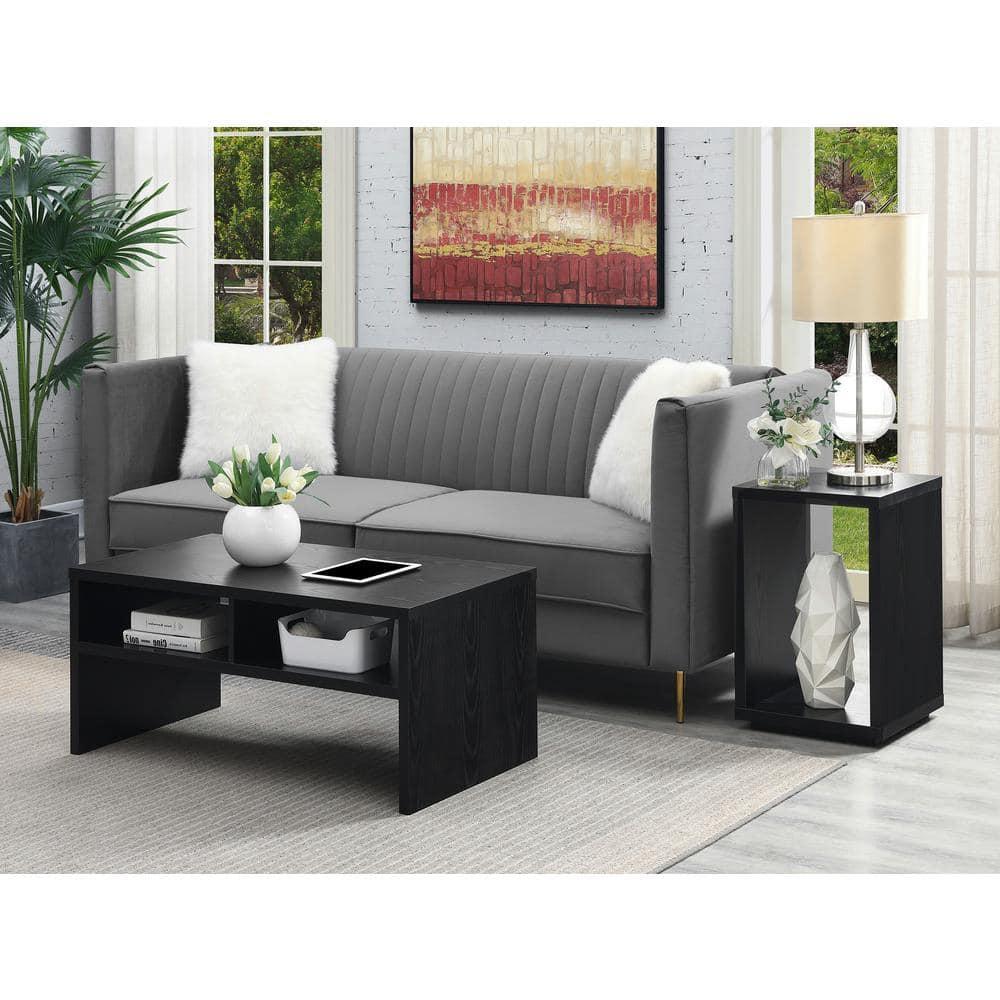 Convenience Concepts Northfield Admiral End Table with Shelf, Black