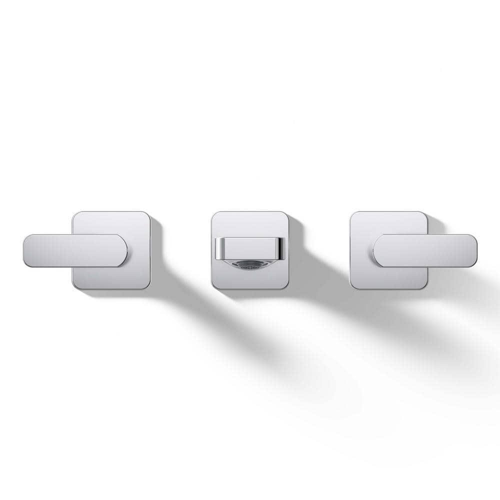 Parallel Wall-Mount Bathroom Sink Faucet Trim