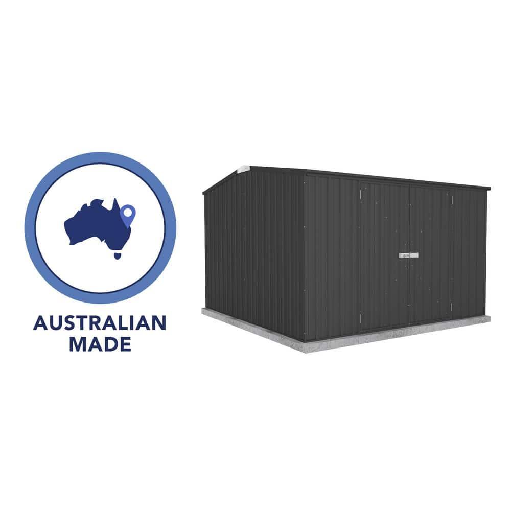 Absco Premier 10 ft. W x 10 ft. D Metal Storage Shed