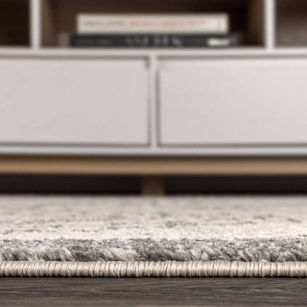 JONATHAN Y Amir Moroccan Beni Souk Cream/Gray 8 ft. x 10 ft. Area Rug