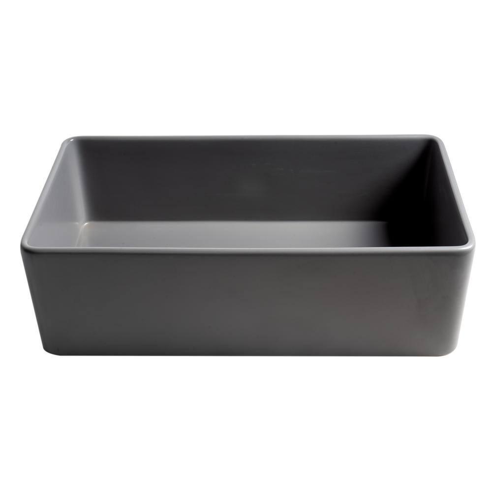 33'' L Farmhouse / Apron Single Bowl Fireclay Kitchen Sink