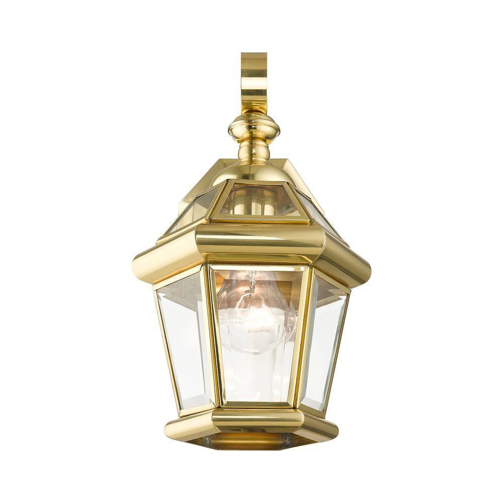 Livex Lighting Georgetown 1 - Light Wall Light in  Polished Brass
