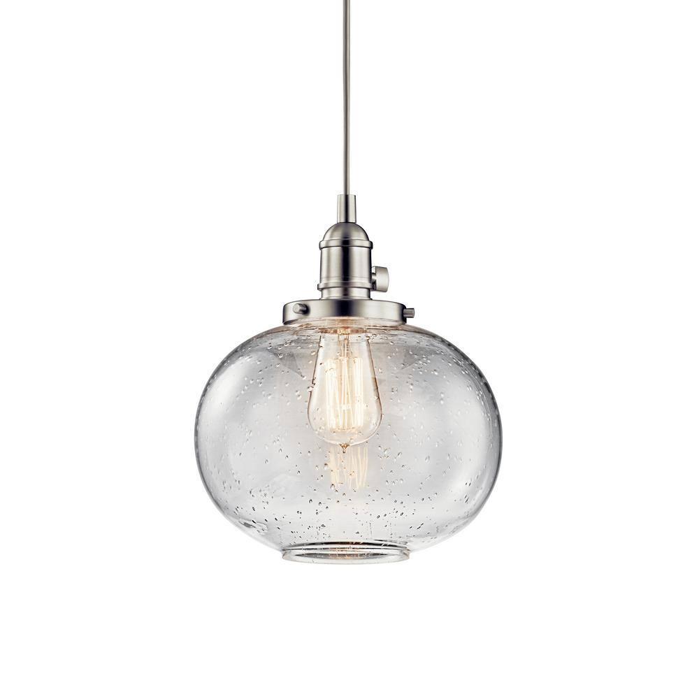 Kichler Lighting Avery 1 - Light Pendant in  Brushed Nickel