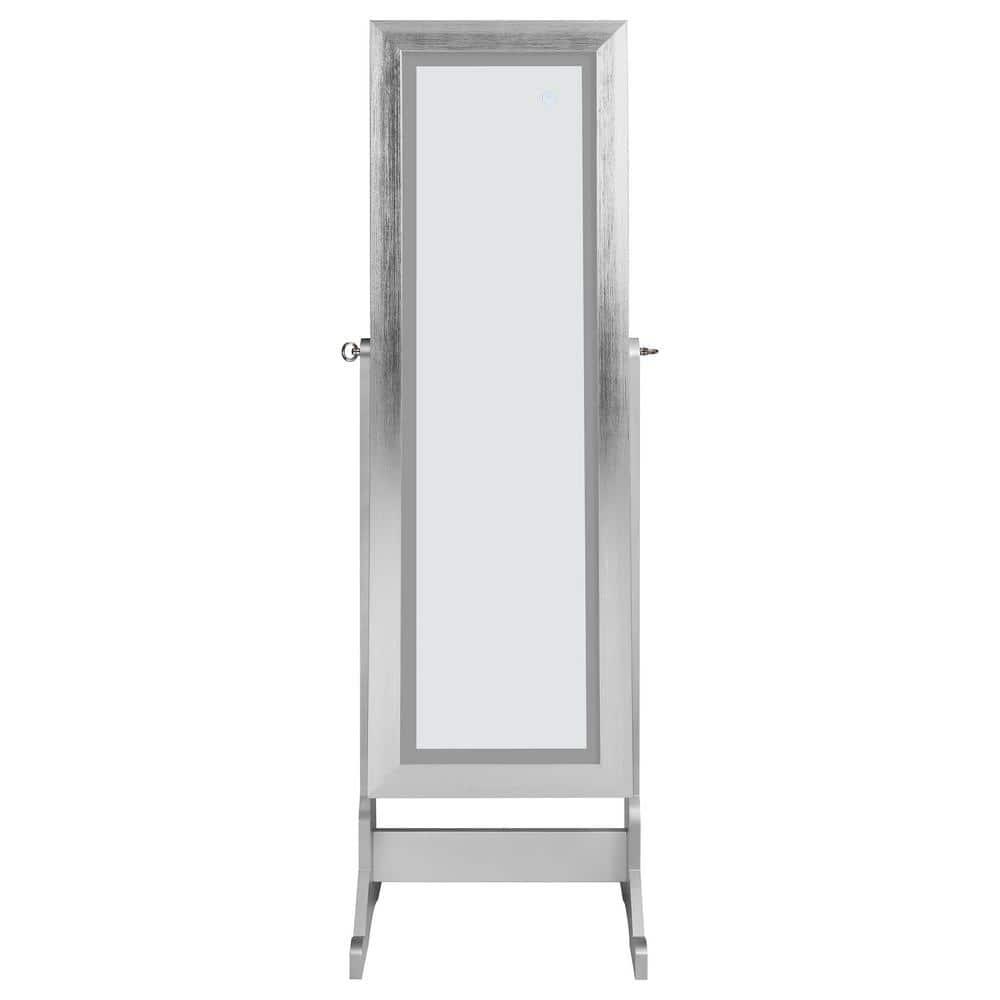 Jewelry Cheval Mirror Silver