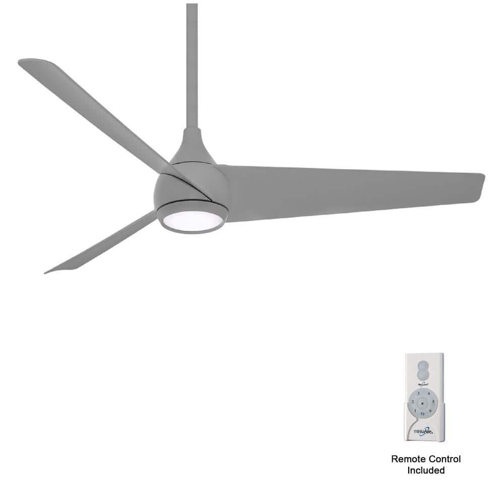 Minka Aire 52'' 3 - Blade LED Smart Standard Ceiling Fan with Remote Control and Light Kit Included