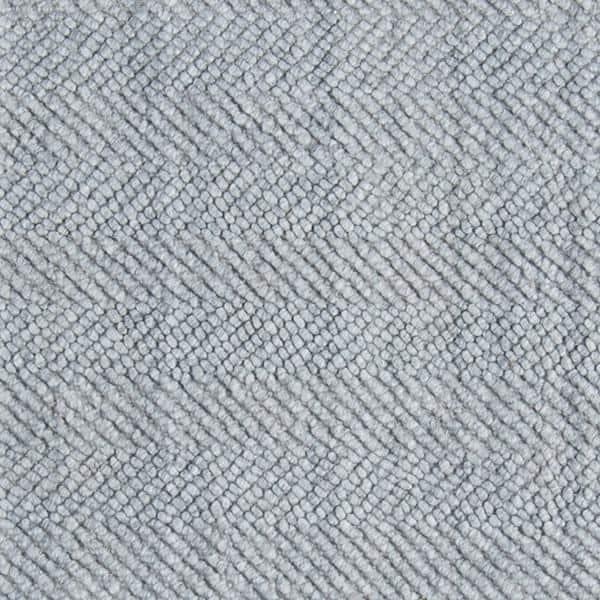 Erin Gates By Momeni 5'x8' Solid Woven Area Rug Gray: Modern Handmade Low Pile Polyester Rectangle Rug