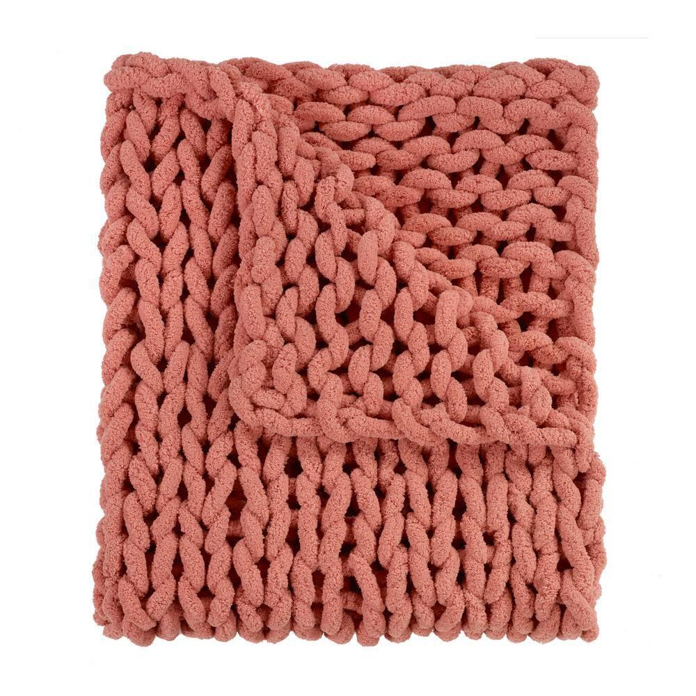 Donna Sharp Chenille Knitted Chenille Throw