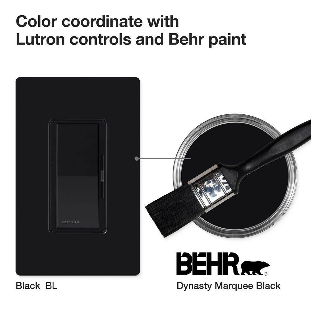 Black Smart LED Toggle Dimmer Switch for Dimmable Bulbs