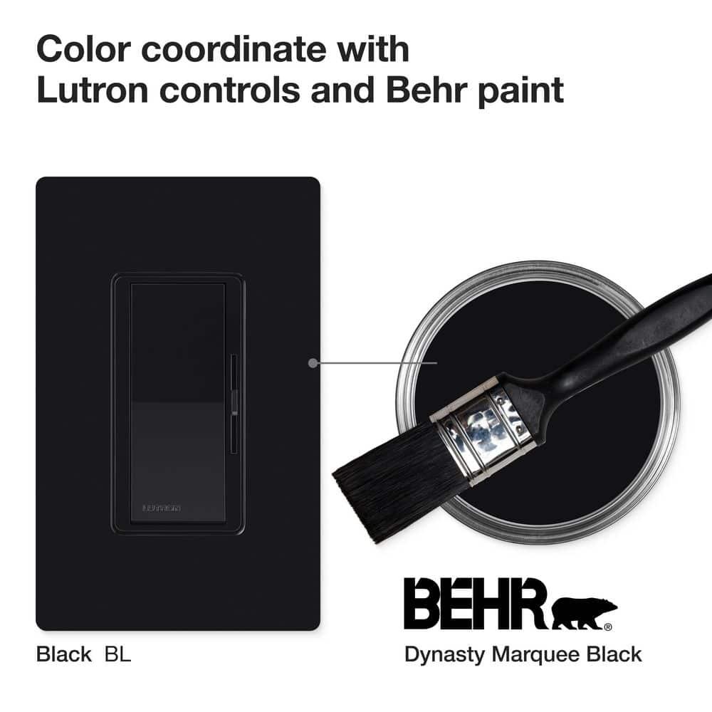 Black Gloss 1-Gang Decorator Wall Plate