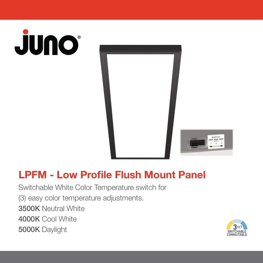 Juno Dimmable Rectangle Flat Panel Ceiling Light
