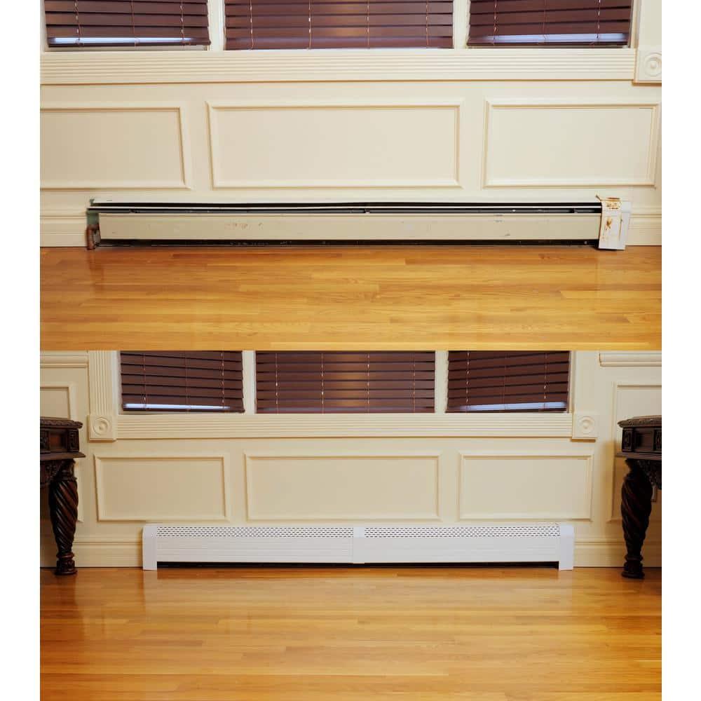 80/09 Tall Series 4 ft. Hot Water Hot Water Baseboard Cover (Not for Electric Baseboard)