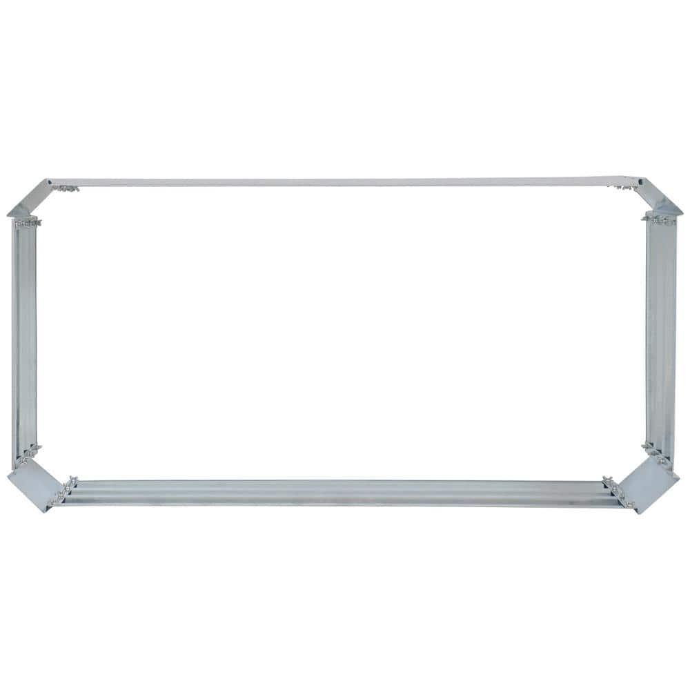 Ippolito Rectangular Galvanized Steel Raised Garden Bed