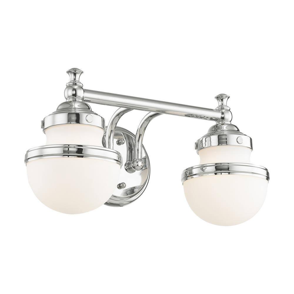 Livex Lighting Oldwick 2 - Light Vanity in  Polished Chrome