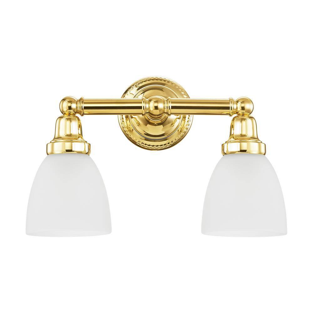 Livex Lighting Classic 2 - Light Vanity in  Polished Brass