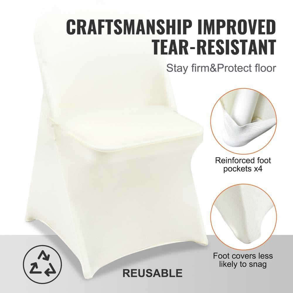 Ivory Chair Covers (Set of 30) (Set of 30)