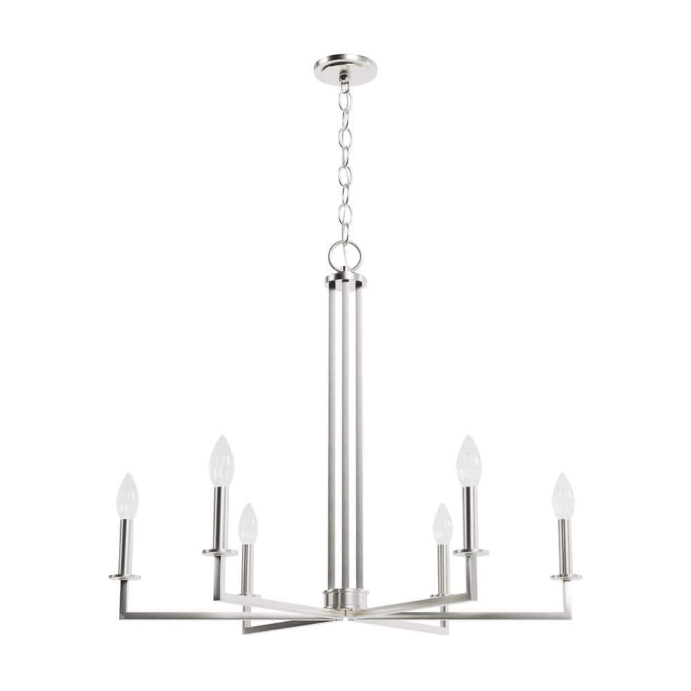 6 - Light Geometric Classic Chandelier