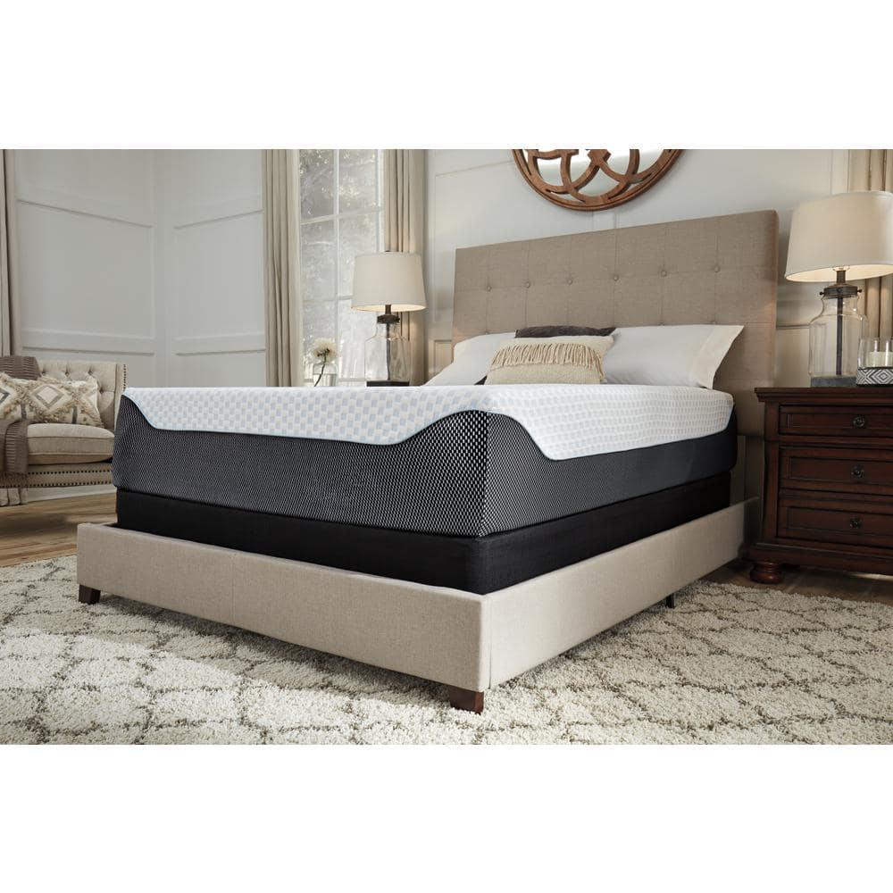 Signature Design by Ashley Signature Design by Ashley Chime Ultra Plush Charcoal Infused Memory Foam Mattress