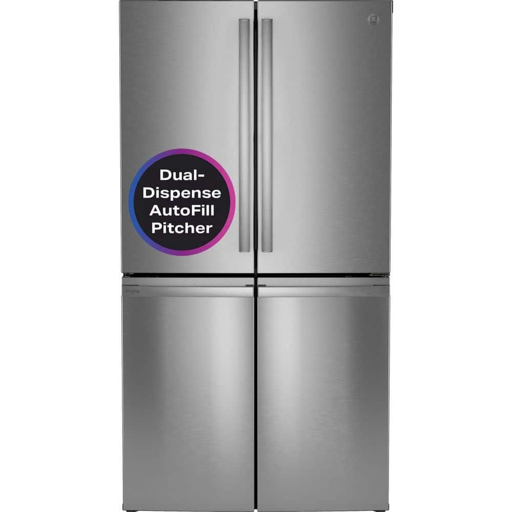 GE Profile™ Series Energy Star Smart 28 Cu. Ft. Fingerprint Resistant Quad-Door Refrigerator