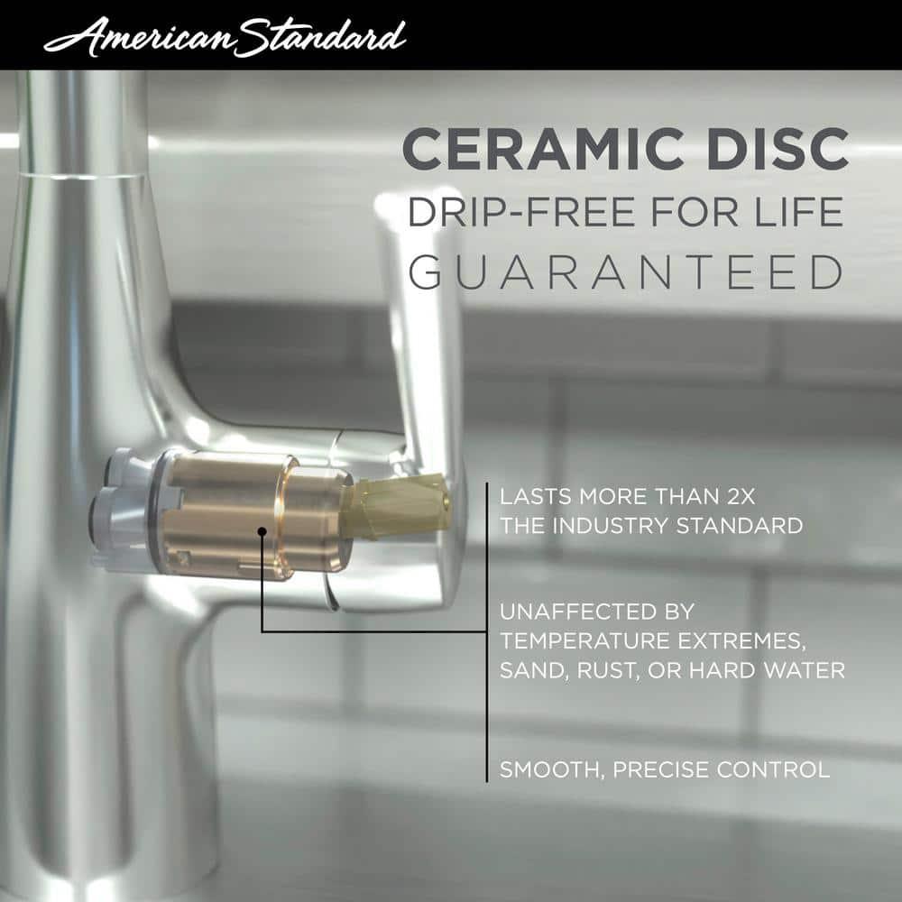 Studio S Single-Handle Pull-Out Sprayer Kitchen Faucet with Dual Spray in Stainless Steel