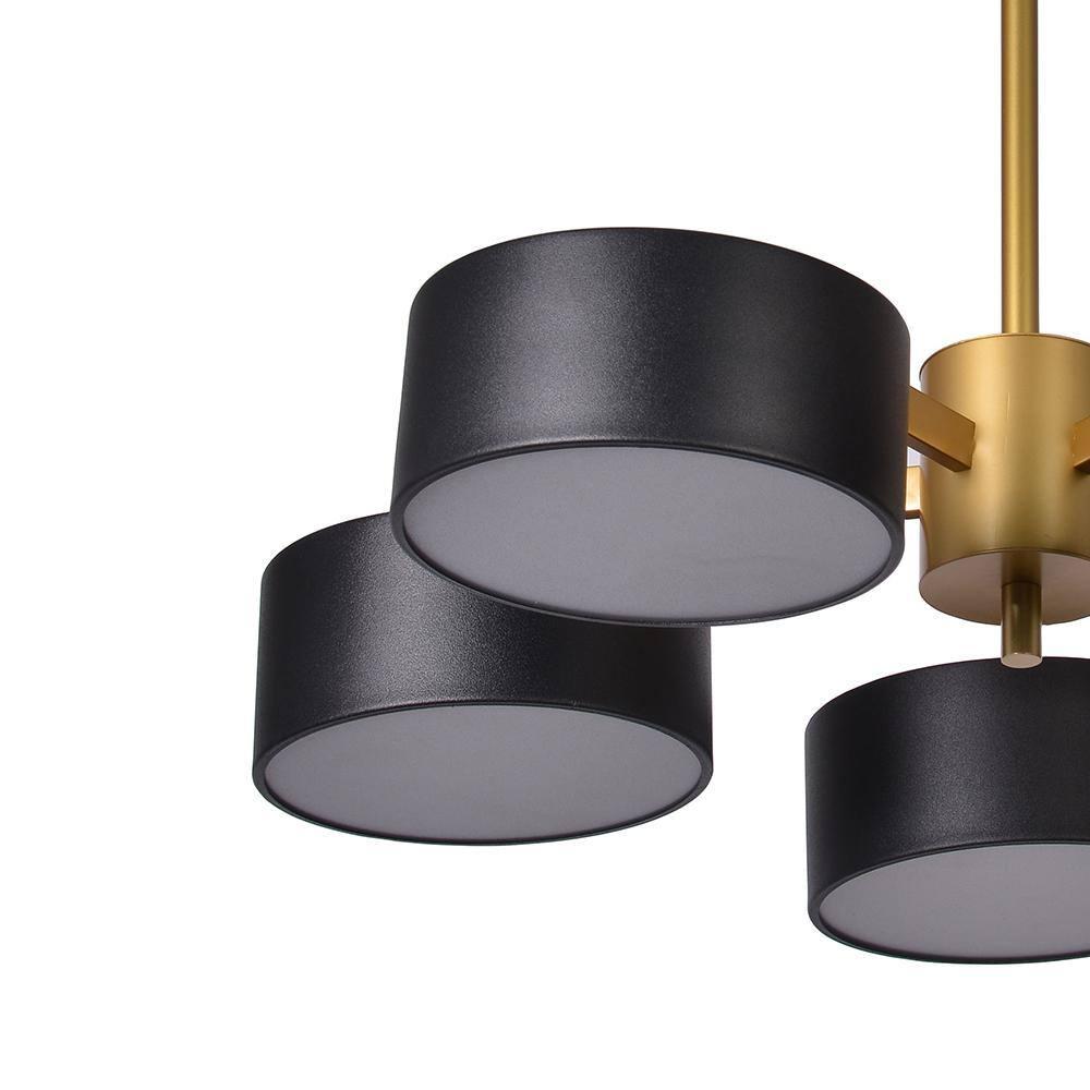 Bethel International LED Flush Mount Gold Metal