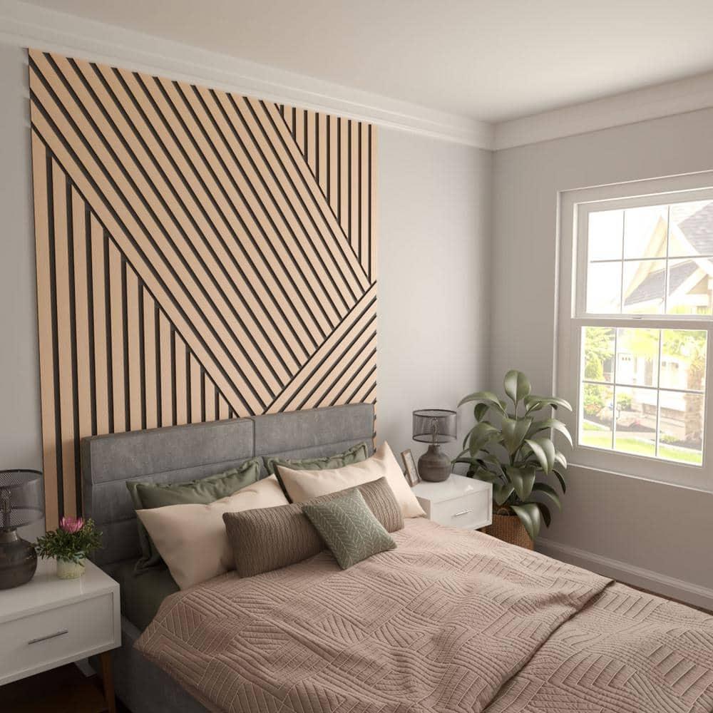 Adjustable Wood Slat Wall Panel Kit