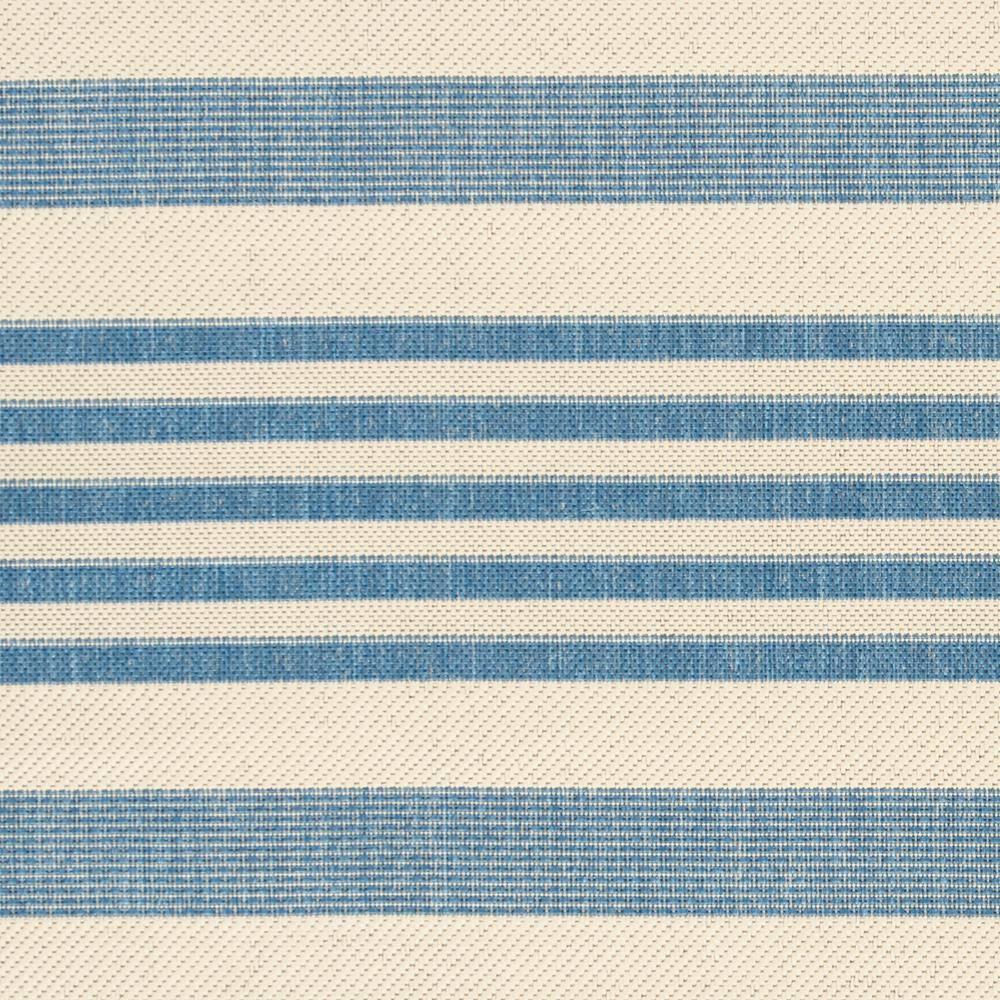 Courtyard CY6062 Power Loomed Indoor/Outdoor Area Rug - Beige/Blue - 8'x11' - Safavieh.
