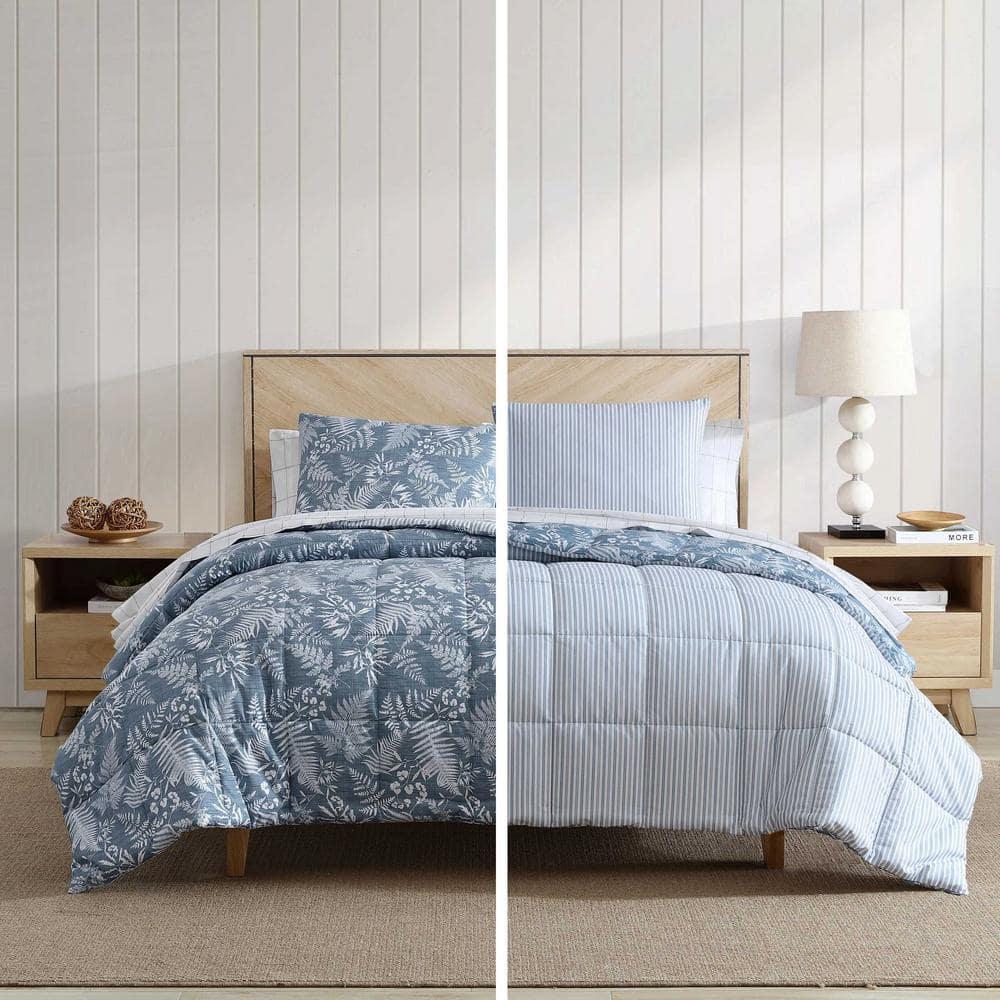 Eddie Bauer Eddie Bauer Fern Garden Blue Reversible Comforter Set