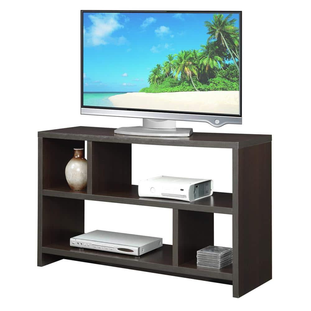 Convenience Concepts Northfield TV Stand Console with Shelves, Espresso