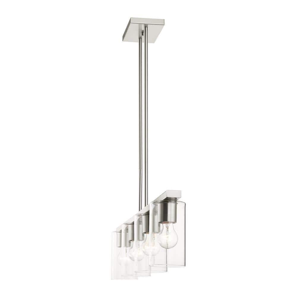 Livex Lighting Zurich 4 - Light Chandelier in  Brushed Nickel