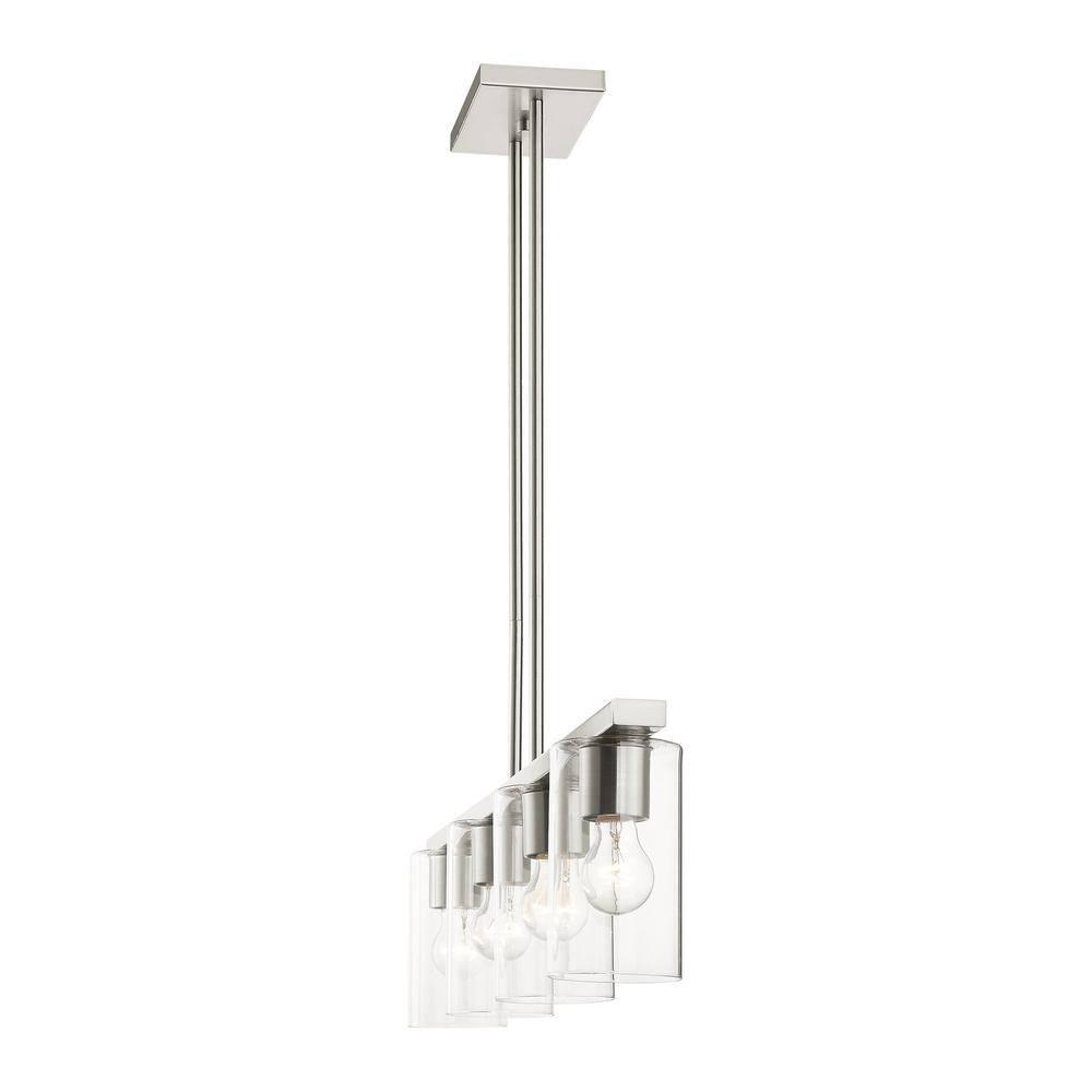 Livex Lighting Zurich 4 - Light Chandelier in  Brushed Nickel