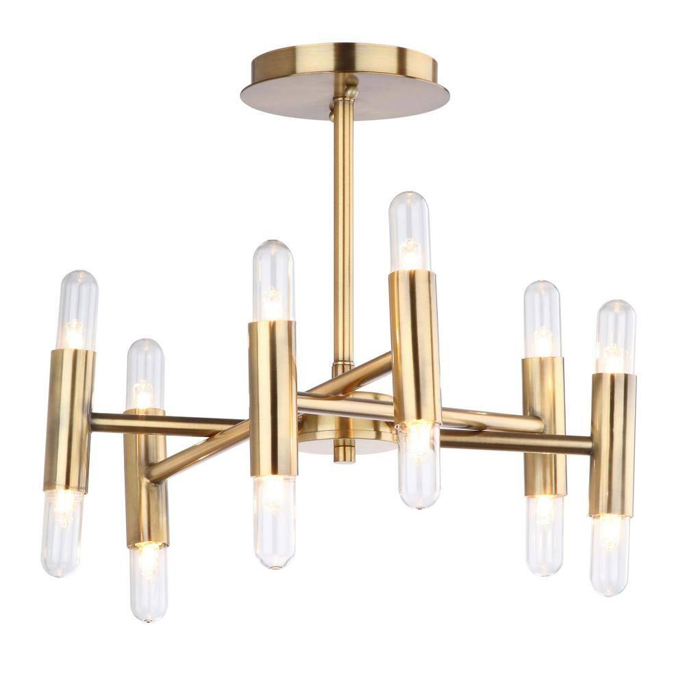 Fidelma Flush Mount - FLU4008 - Gold - Safavieh