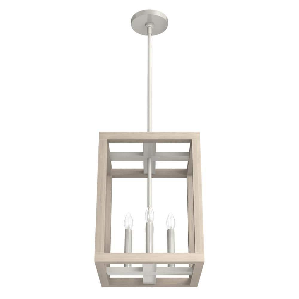 Hunter Fan Squire Manor 4 - Light Lantern Rectangle Chandelier