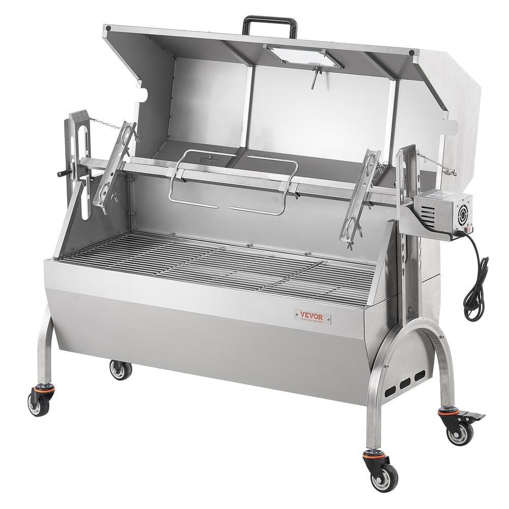 Roaster Spit Rotisserie BBQ Grill Pig Lamb Chicken Roaster 52W 198LBS