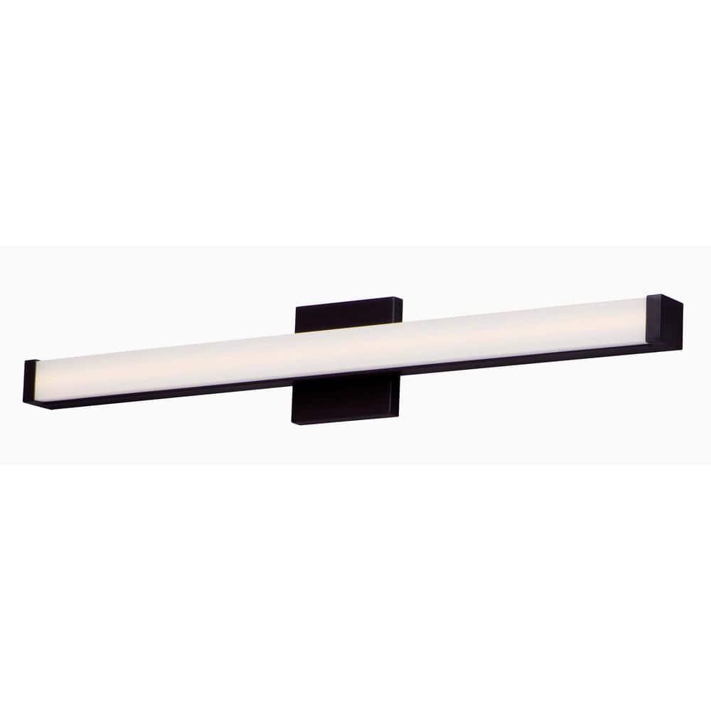 52004BZ-Maxim Lighting-Spec-LED Bath Vanity Light-Minimalistic Contemporary Style-Bronze Finish-30 Inch Size