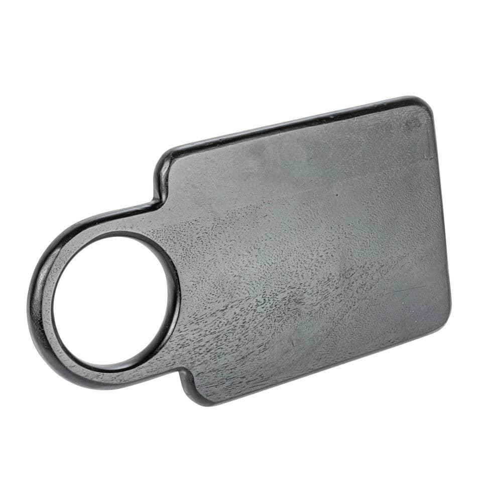 Creative Co-Op Mango Wood Cutting Board with Round Handle