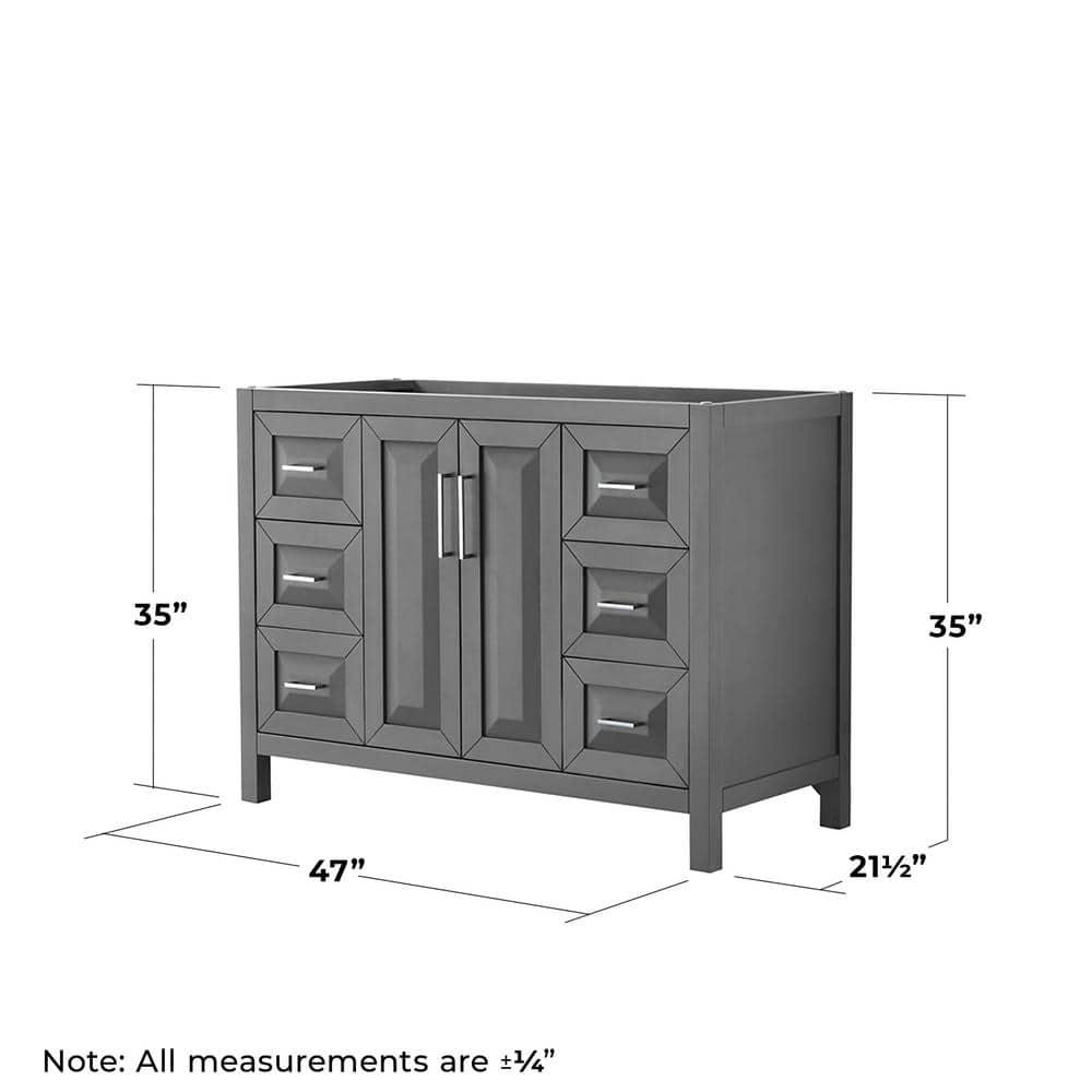 Daria 47" Single Bathroom Vanity Base Only