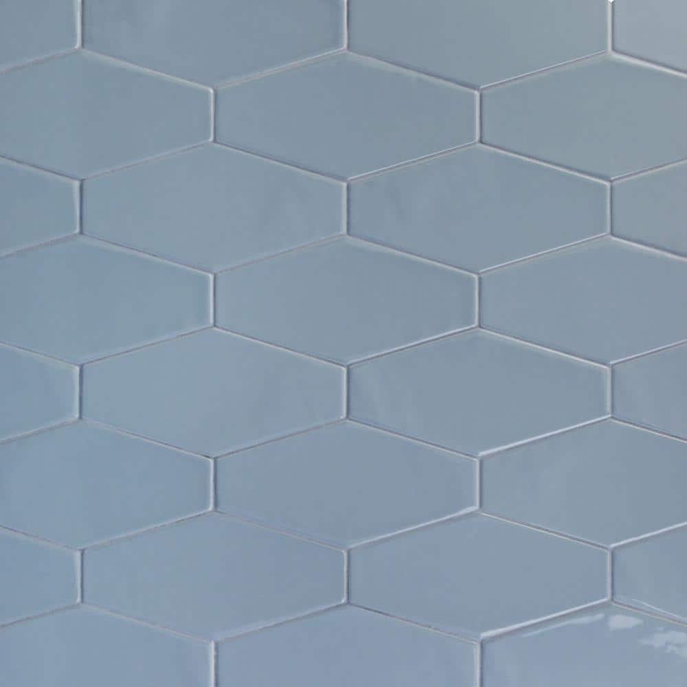 Midland Hexagon 4" x 8" Ceramic Subway Wall Tile (5.38 sq. ft. / box)