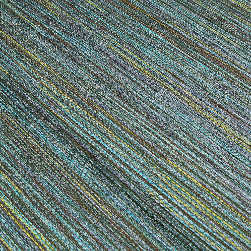 Couristan Cape Hinsdale Indoor / Outdoor Area Rug, Teal-Cobalt, 5'3" x 7'6"