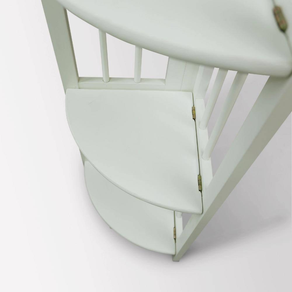 Yu Shan CO USA Ltd  4-tier corner folding bookcase  White