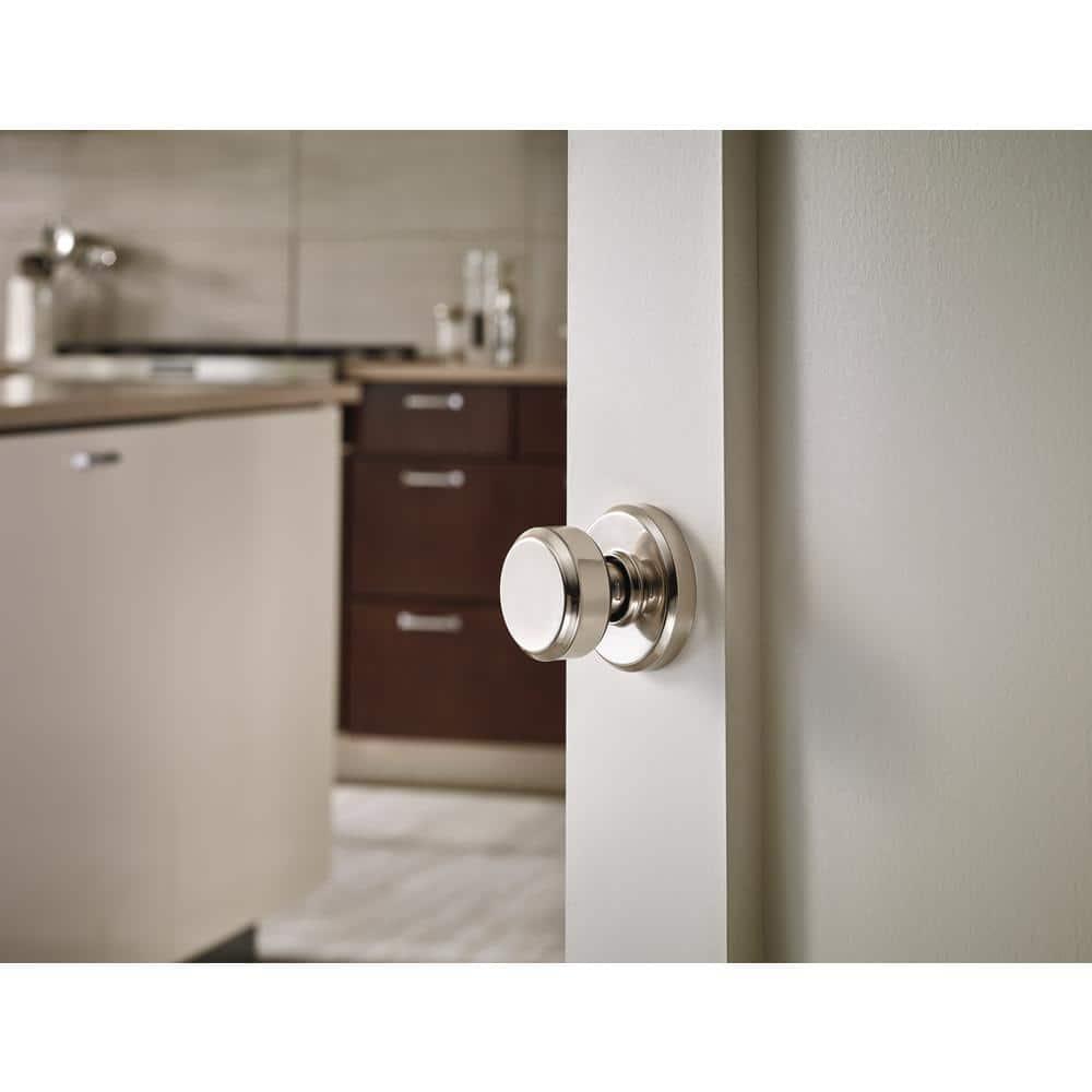 Schlage F10 BWE 619 Bowery Door Knob, Hall & Closet Passage Lock, Satin Nickel