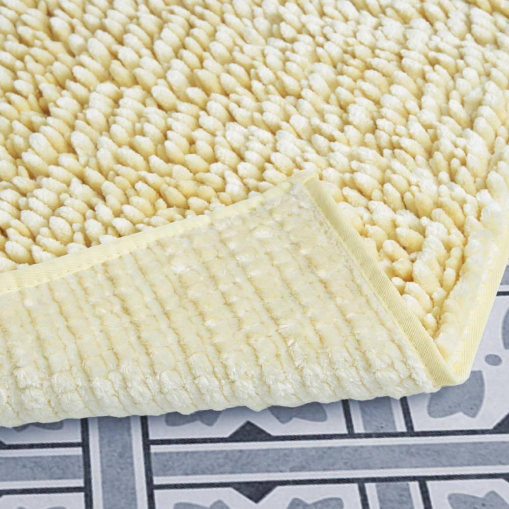 Laura Ashley Butter Chenille 17" x 24" Bath Mat, Yellow