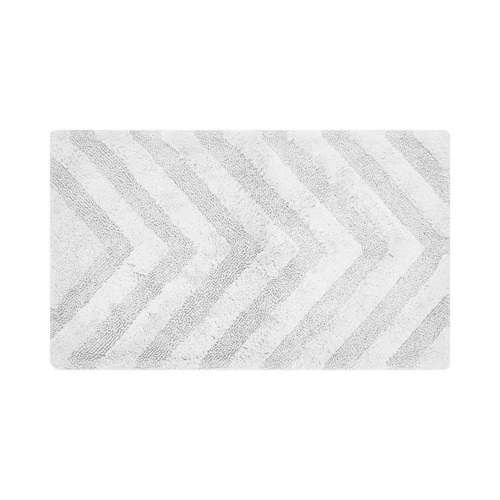 Better Trends Hugo 100% Cotton Tufted Non-Slip Backing Bath Rug 24" x 40" Rectangle - White
